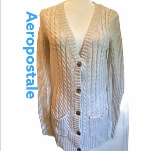 Aeropostale Double Pocket Cardigan